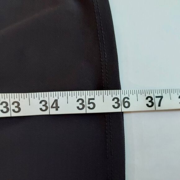 Elizabeth and James Button Front Tunic Dress Black Long Sleeve Size 2X Ruffle - Picture 14 of 14